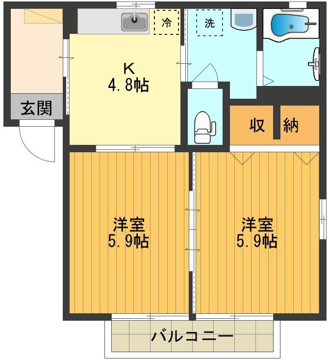 プロバンス 間取り図