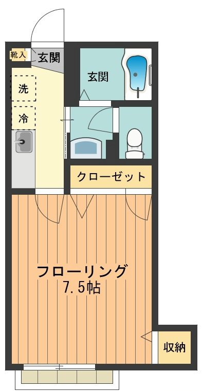 サンヒルⅡ 間取り図