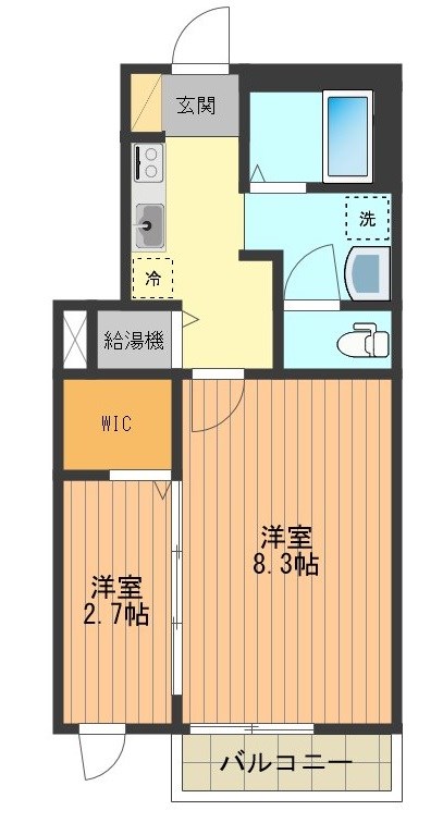 プラナスノーブル 0302号室 間取り