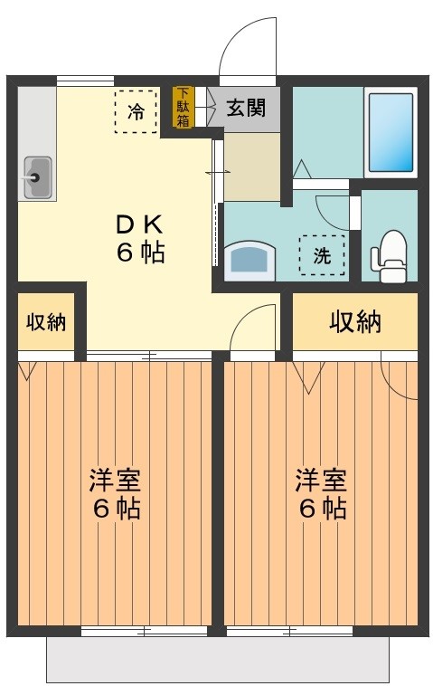 サントゥールB 間取り図
