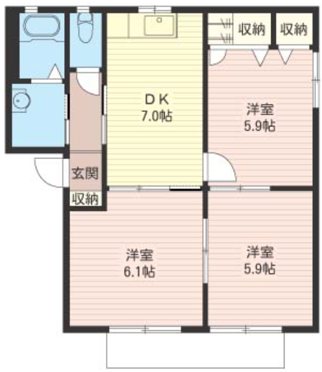 サンフォース弐番館 間取り図