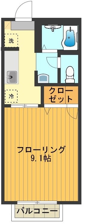 Ｎ・Ｓハイツ 間取り図