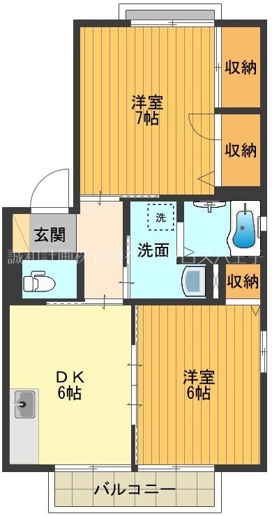 ベルハイツ 間取り図