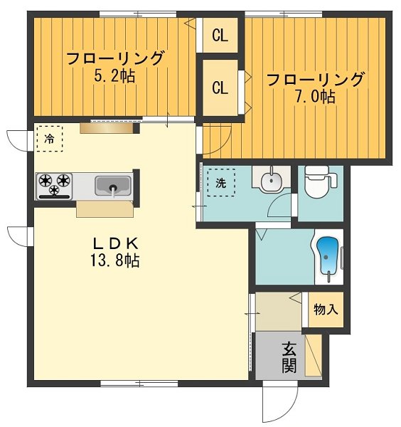 サンシャイン　エスⅢ 間取り図