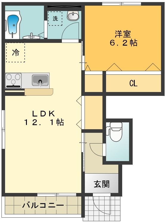 メゾン・フォンテ 間取り図