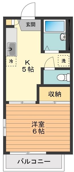コーポエトワールＢ 間取り図