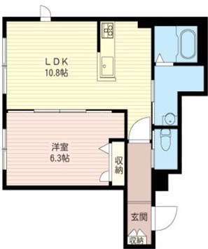 シャンブルピエーリオ 間取り図