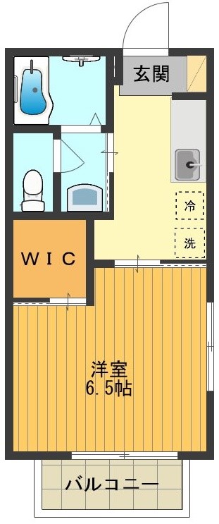 グランドール左入 間取り図