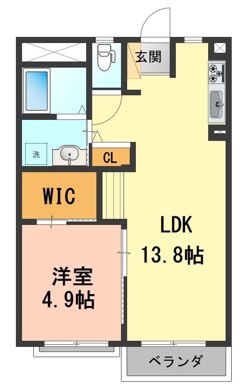 ハウゼ・イケダ 間取り図