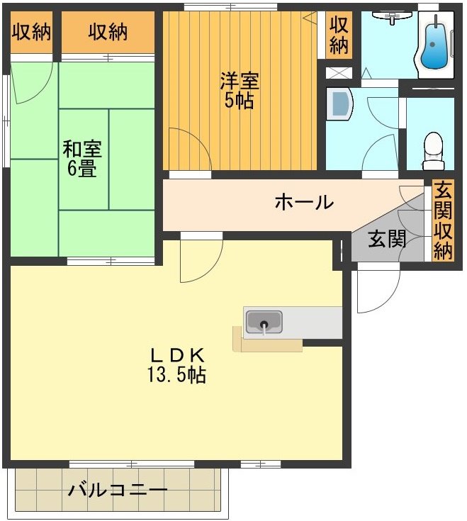 ファンテーヌオオマチ 間取り