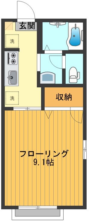 ソレーユＢ 間取り図