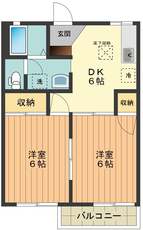 アベニュー 間取り図