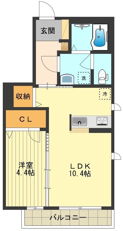 シャンボール 間取り図