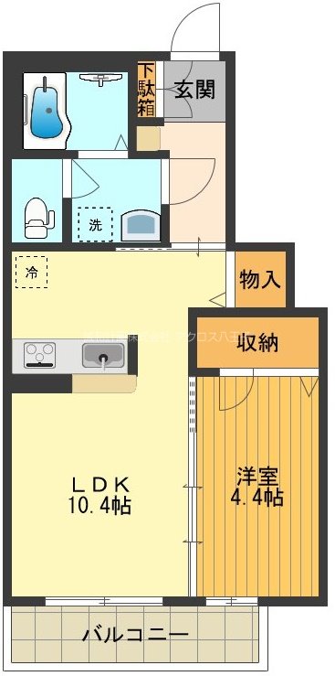 シャンボール 間取り図