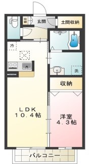 シャンボール 間取り図