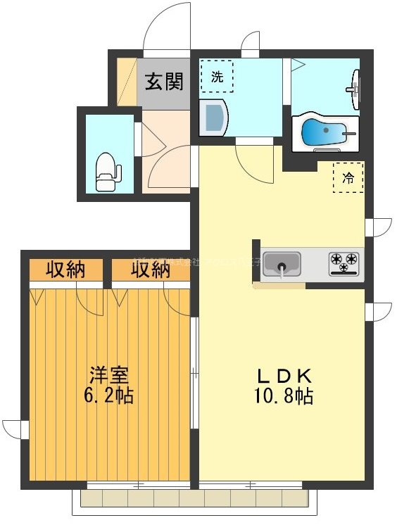 オランジュリー 間取り図