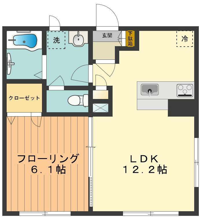 オークプレイス 間取り図