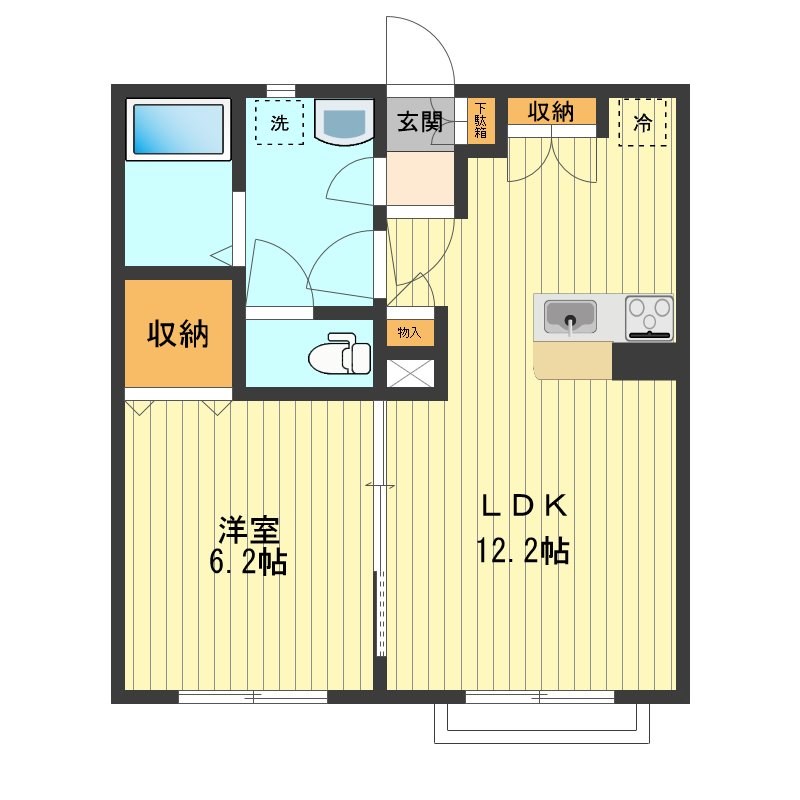 オークプレイス 間取り図