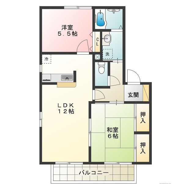 カサベルデ 間取り図