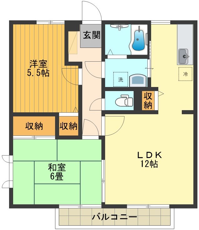 レークヒル 間取り図