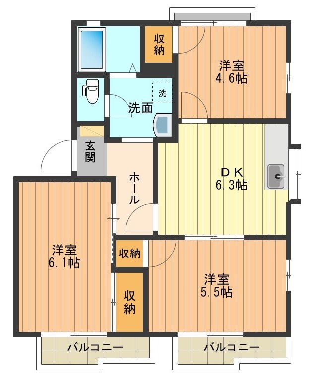 ガーデンハウス・Ｍ 間取り図