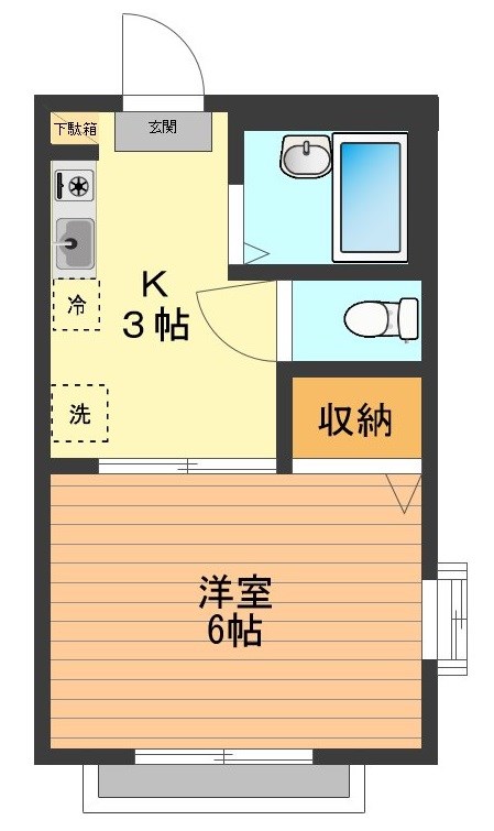 エトワール散田 間取り図