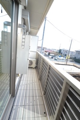 ピアッツァ梅の原Ｄ ベランダ
