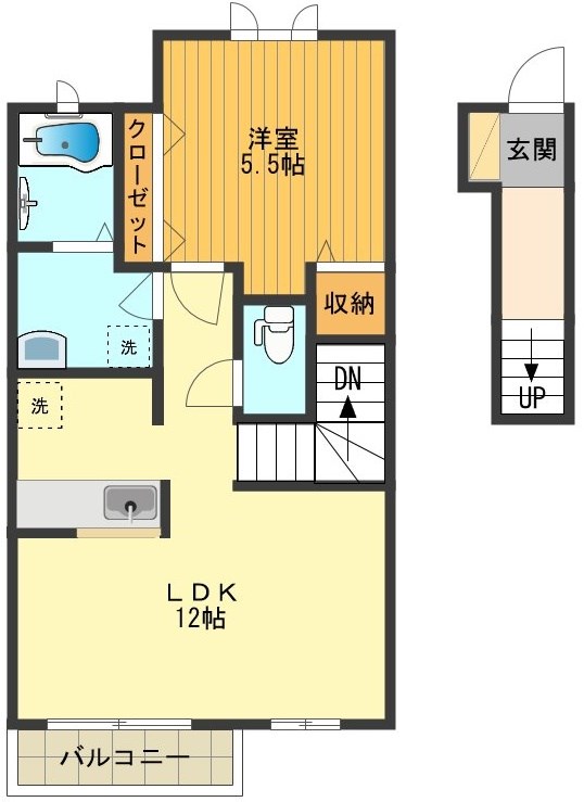 シャーメゾン樹光 間取り図