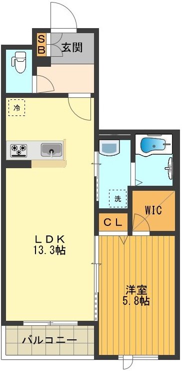 White CubeⅡ 間取り図
