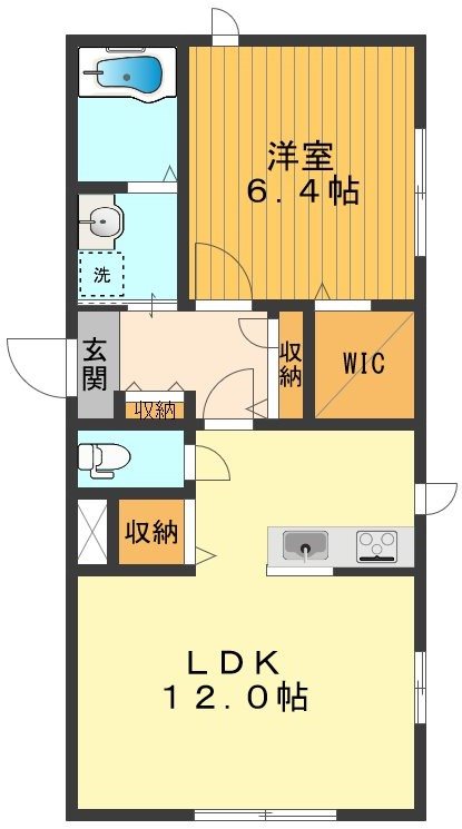 プラナスノーブル 間取り図