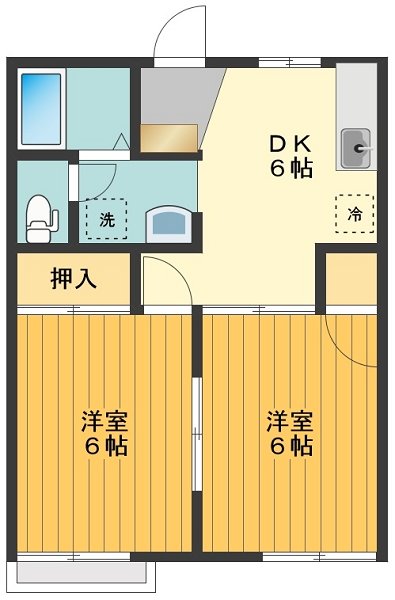 グランメールオオイシ 間取り図