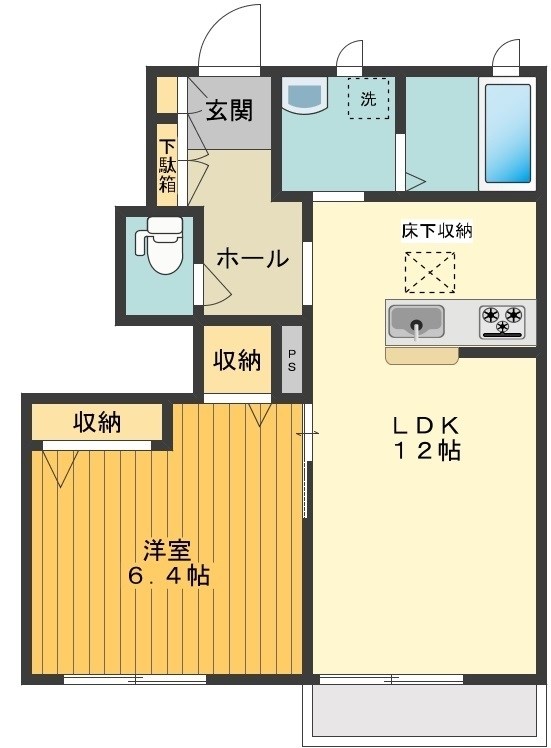 ピュアコートみなみ野 間取り図