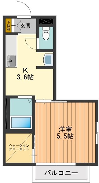 エミネンスⅠ 間取り図