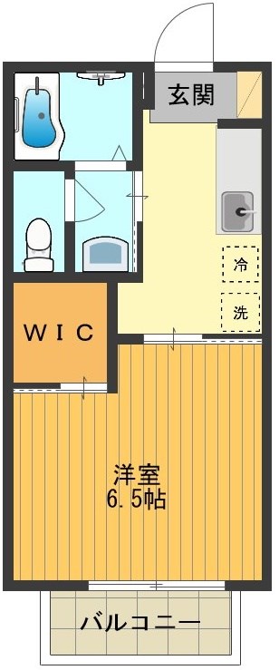 グランドール左入 間取り図