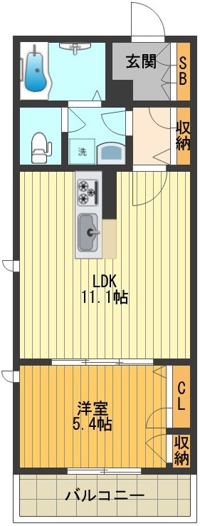 クラリス・Ｙ 間取り図