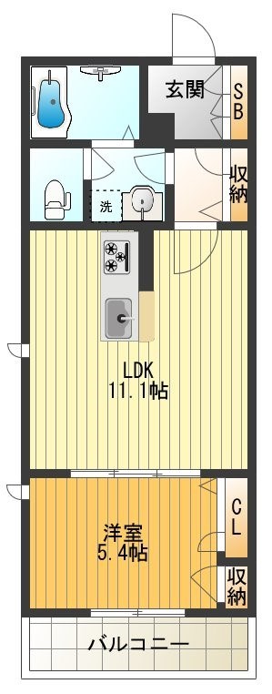 クラリス・Ｙ 間取り図