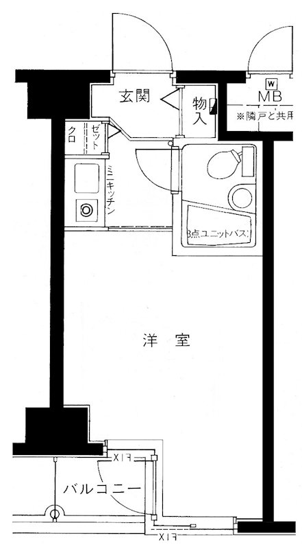 ホーユウコンフォルト蒲田 間取り