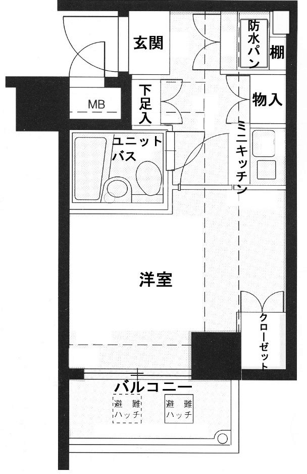 メインステージ大森海岸 間取り
