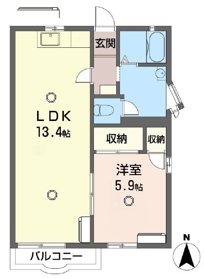 SHMフラット上青木 間取り