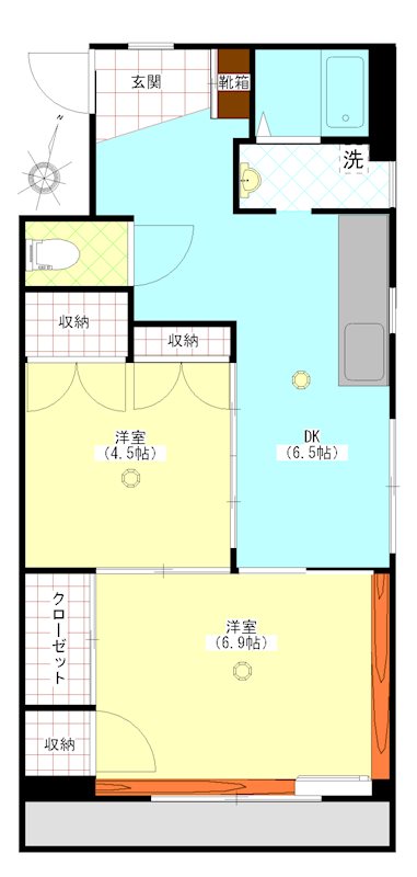 平泉荘 間取り
