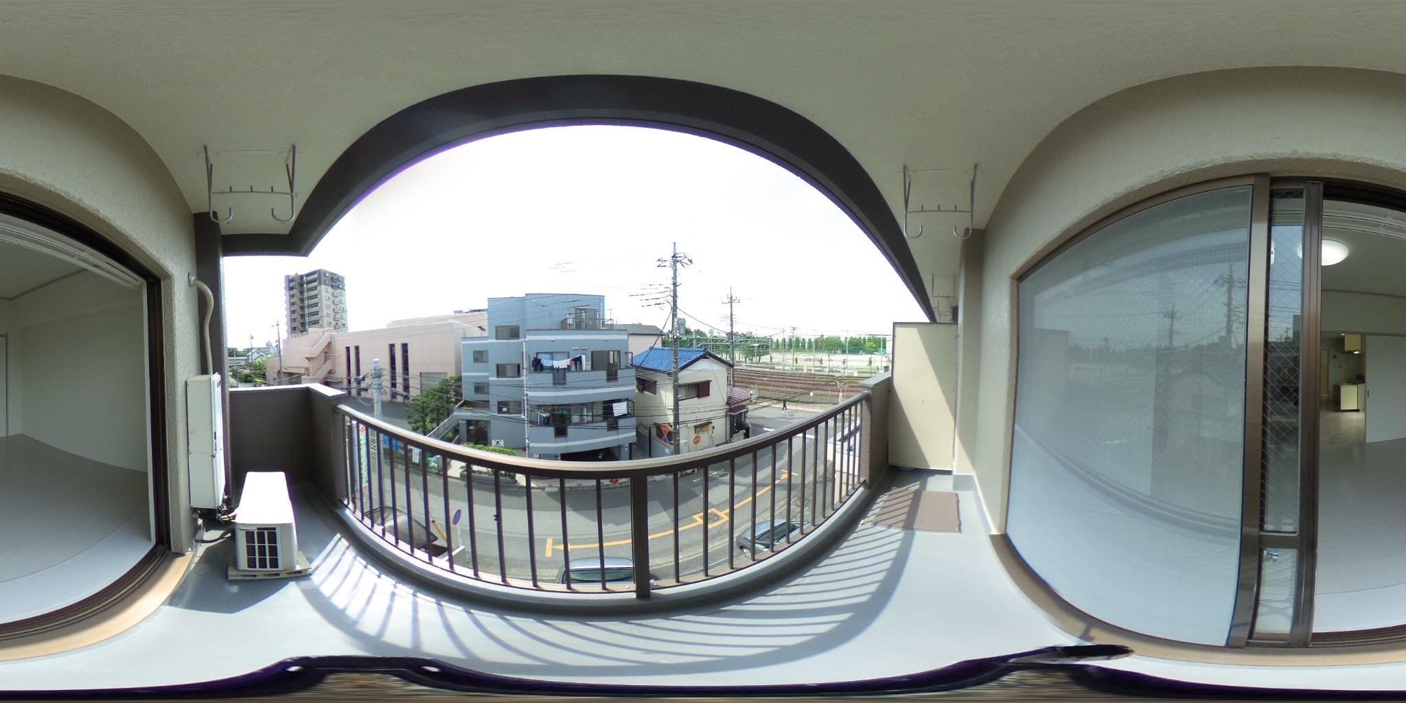 平泉荘 ベランダ