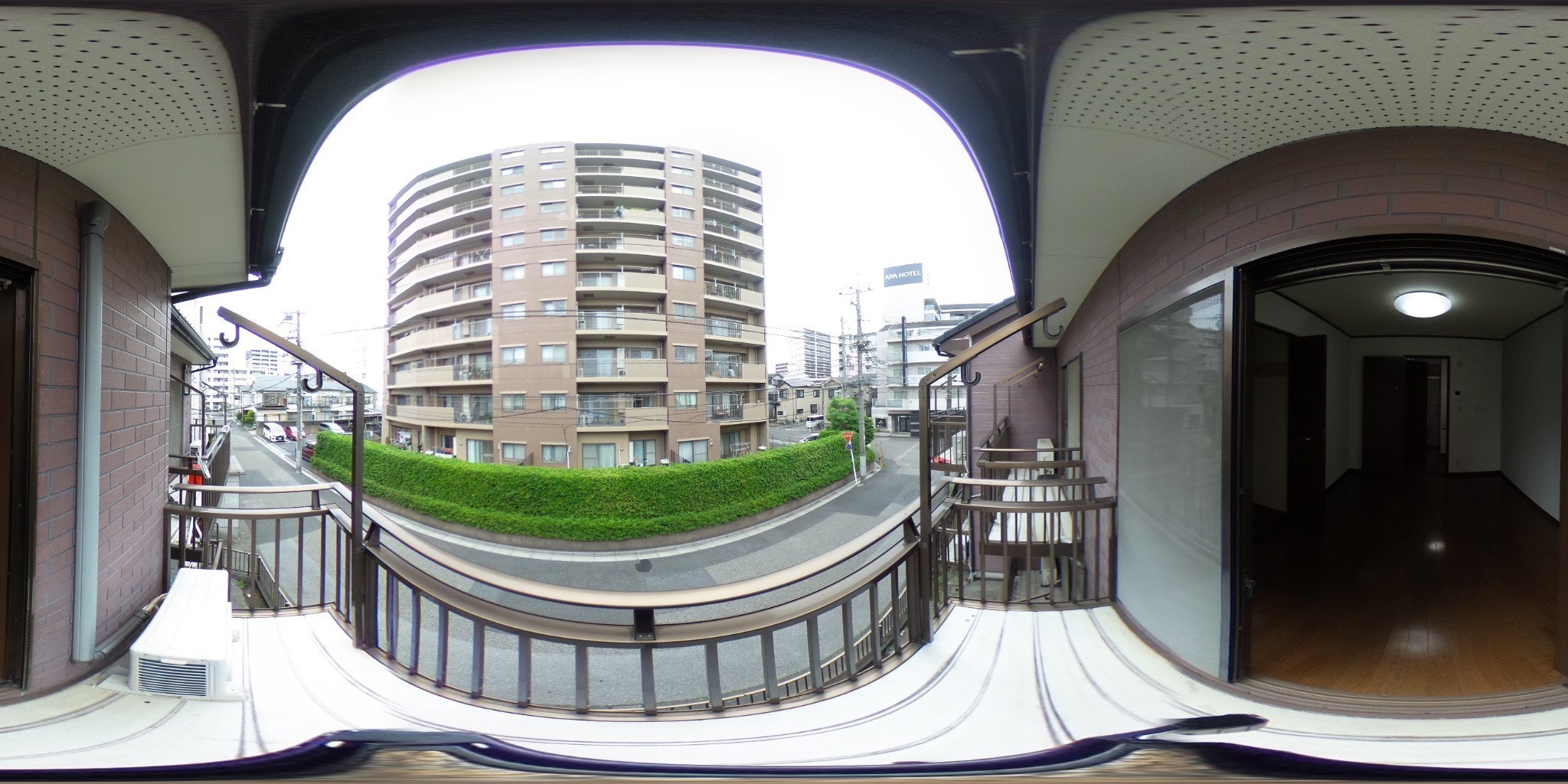 あさひハイツ ベランダ