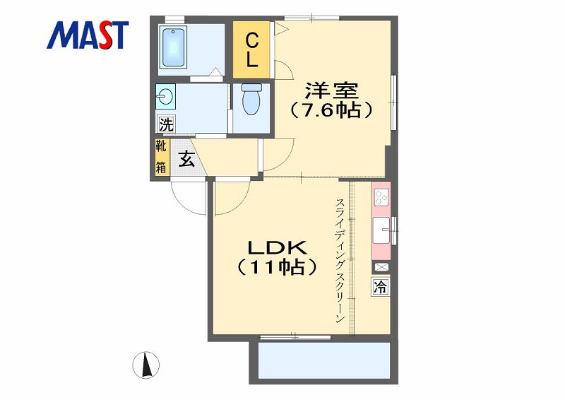 SHMアランチャ・K 間取り