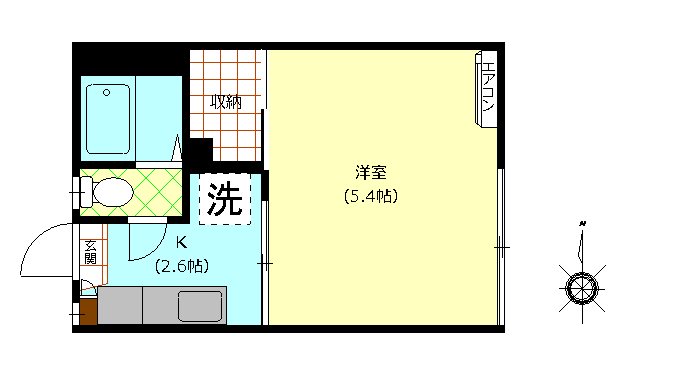 くろがねハイツ 間取り