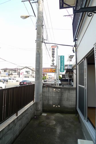 くろがねハイツ ベランダ