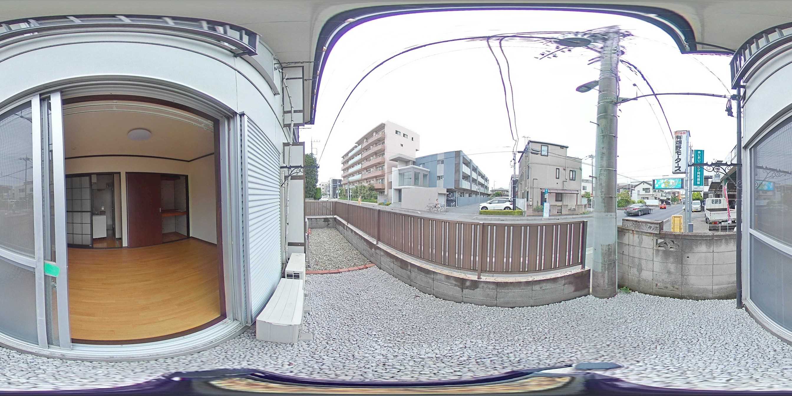 くろがねハイツ 庭