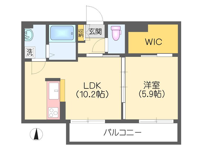 SHMモコールK 間取り
