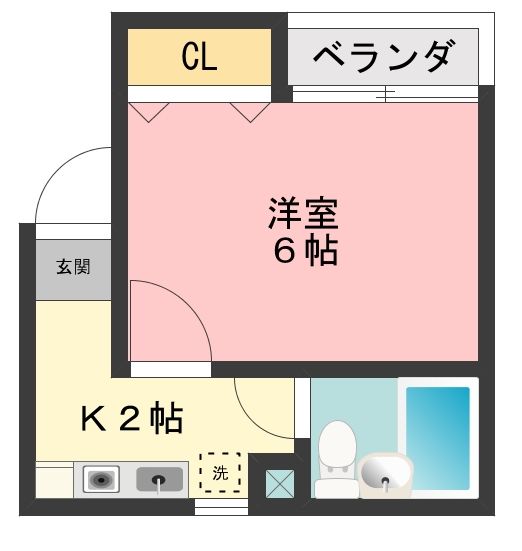 フローレンスえいと 間取り