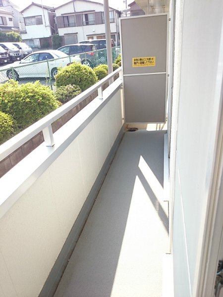 第三平野ハイツ ベランダ
