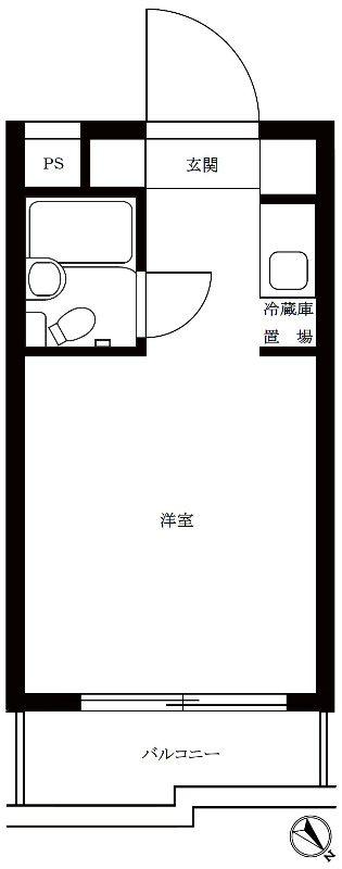 ユースフル祐天寺Ⅱ 間取り図